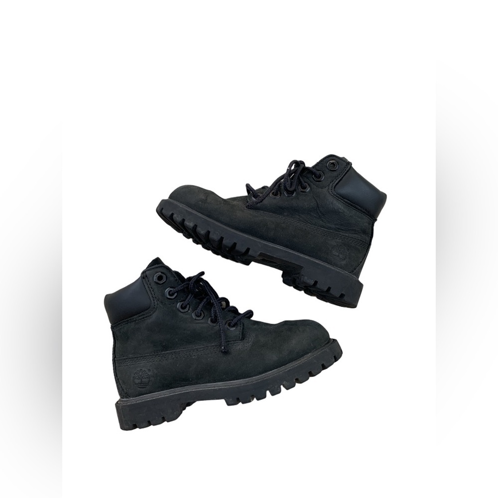 Timberland Toddler Size 10 Black Leather
Primaloft Lace-Up Boots